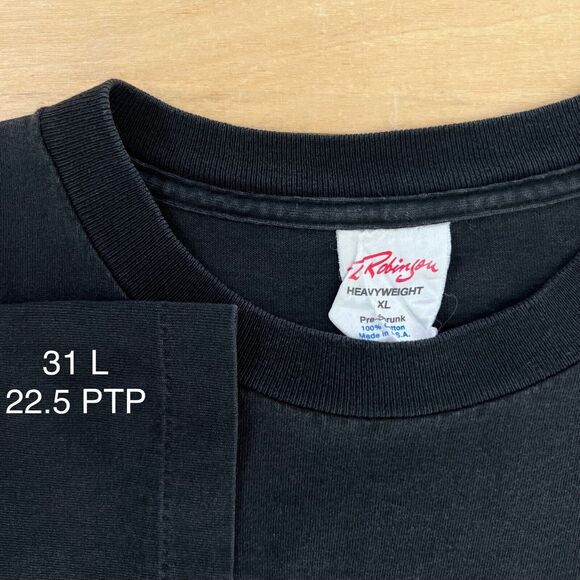 Vintage Denim Works Shirt XL Black Blue 90s Made in USA Jeans Americana Cowboy - Picture 5 of 7